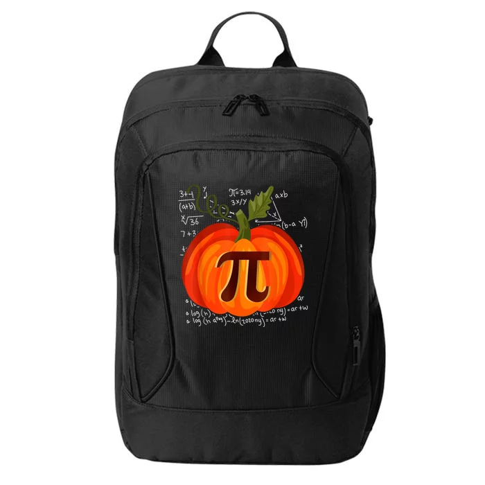 Pumpkin Pie Math Funny Halloween Thanksgiving Pi Day City Backpack