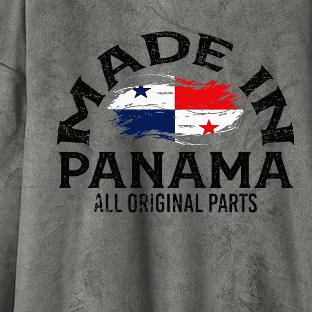 Panama Panamanian Made Flag Hooded Wearable Blanket