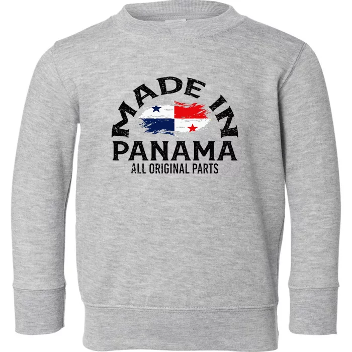 Panama Panamanian Made Flag Toddler Sweatshirt