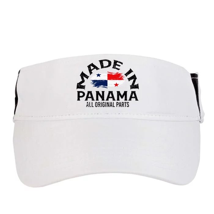 Panama Panamanian Made Flag Adult Drive Performance Visor