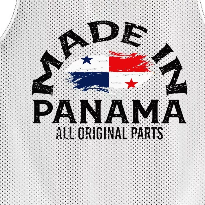 Panama Panamanian Made Flag Mesh Reversible Basketball Jersey Tank