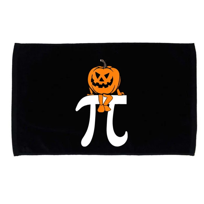 Pumpkin Pie Math Funny Halloween Thanksgiving Pi Day Microfiber Hand Towel