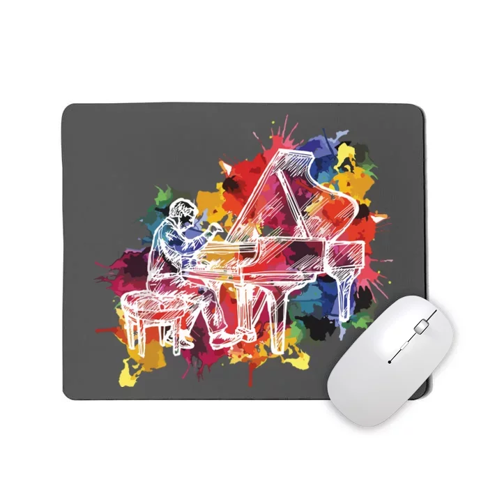 Piano Pianist Musician Gift Instrument Mousepad