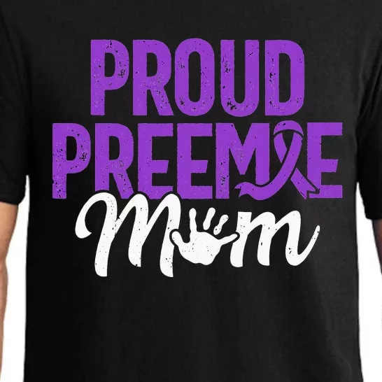 Proud Preemie Mom Premature Birth Mom Prematurity Awareness Pajama Set