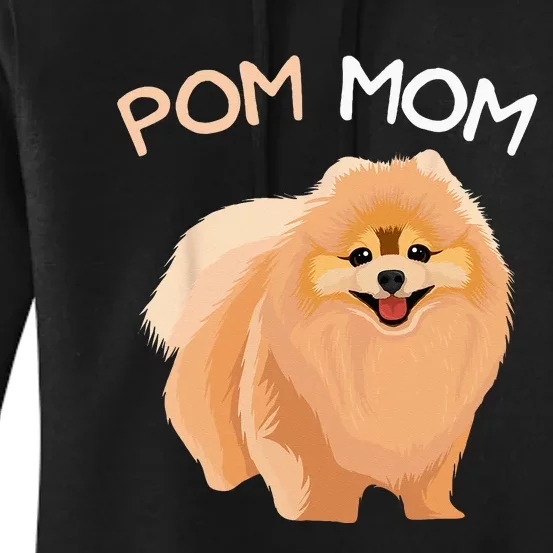 Pomeranian Pom Mom Dog Mama Women's Pullover Hoodie