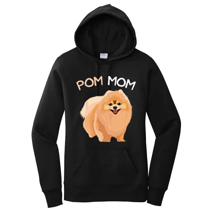 Pomeranian Pom Mom Dog Mama Women's Pullover Hoodie