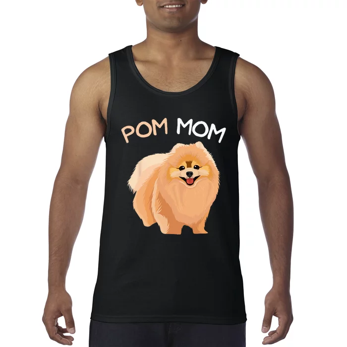 Pomeranian Pom Mom Dog Mama Tank Top