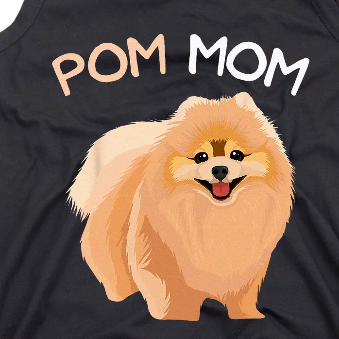 Pomeranian Pom Mom Dog Mama Tank Top