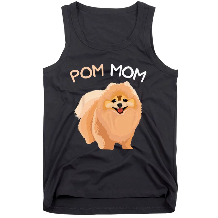 Pomeranian Pom Mom Dog Mama Tank Top