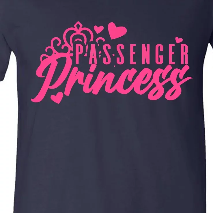 Passenger Princess Meme Women Passenger Seat Princess V-Neck T-Shirt