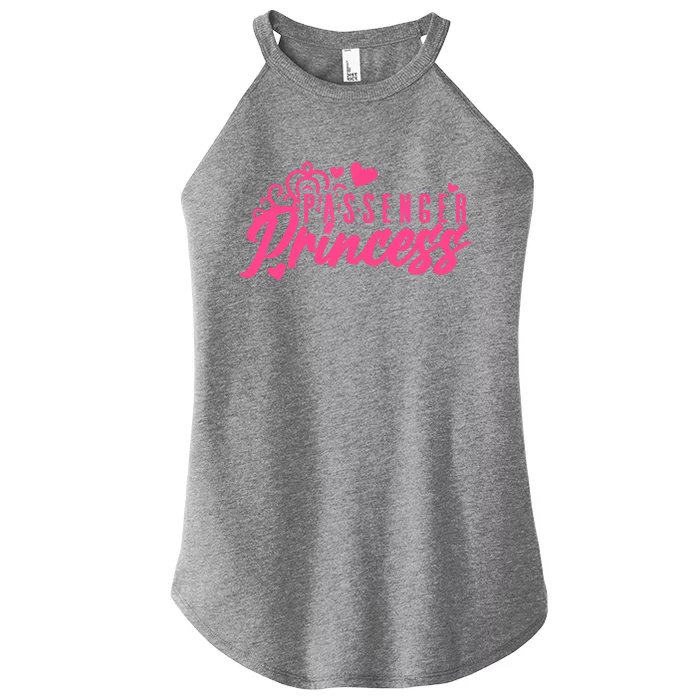 Passenger Princess Meme Women Passenger Seat Princess Women’s Perfect Tri Rocker Tank