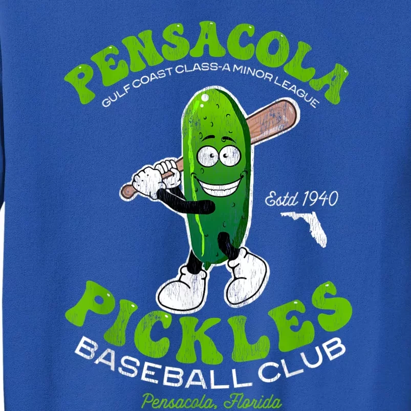 Pensacola Pickles Minor League Retro Baseball Team Tall Sweatshirt