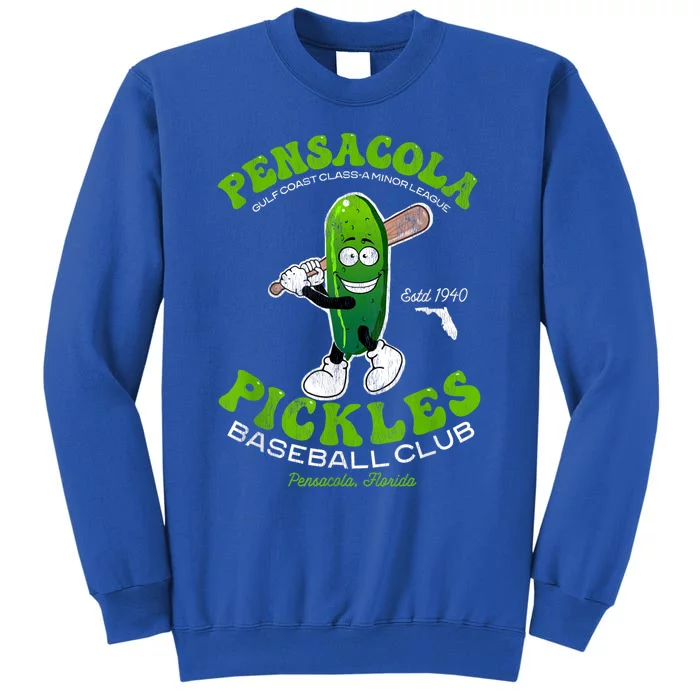 Pensacola Pickles Minor League Retro Baseball Team Tall Sweatshirt