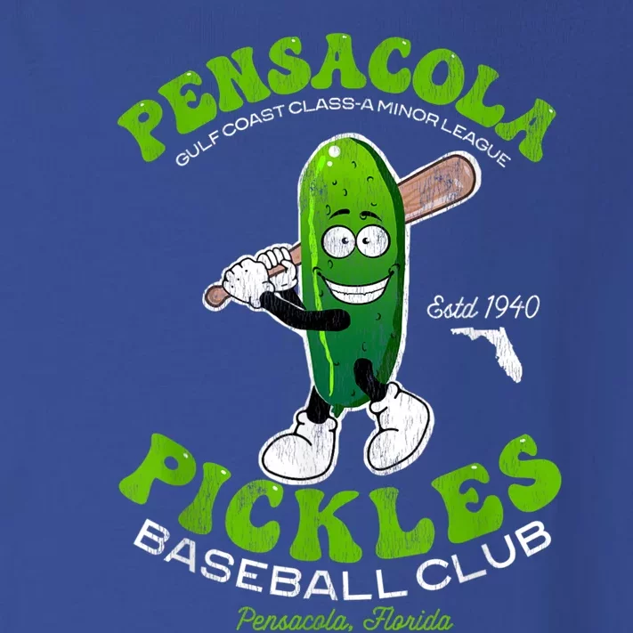 Pensacola Pickles Minor League Retro Baseball Team Toddler Long Sleeve Shirt