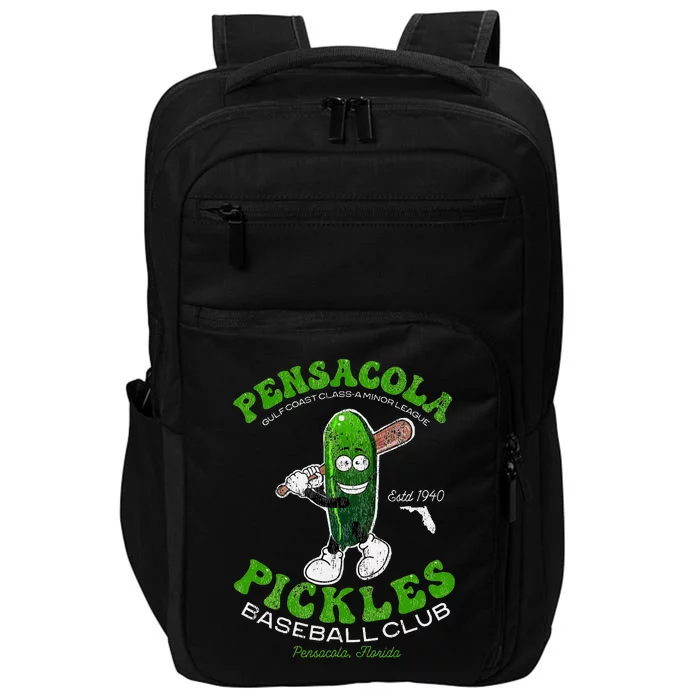 Pensacola Pickles Minor League Retro Baseball Team Impact Tech Backpack