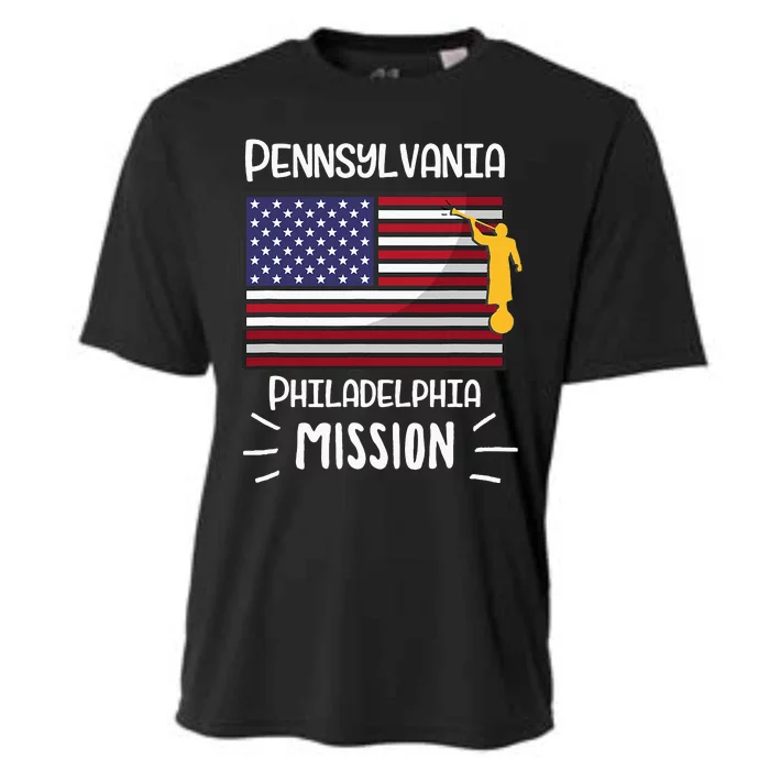 Pennsylvania Philadelphia Mormon Lds Mission Missionary Cooling Performance Crew T-Shirt