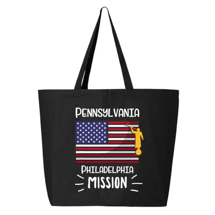 Pennsylvania Philadelphia Mormon Lds Mission Missionary 25L Jumbo Tote