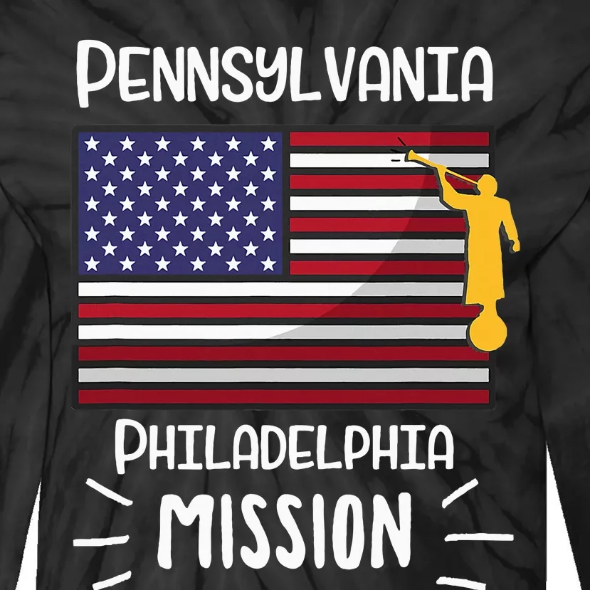 Pennsylvania Philadelphia Mormon Lds Mission Missionary Tie-Dye Long Sleeve Shirt