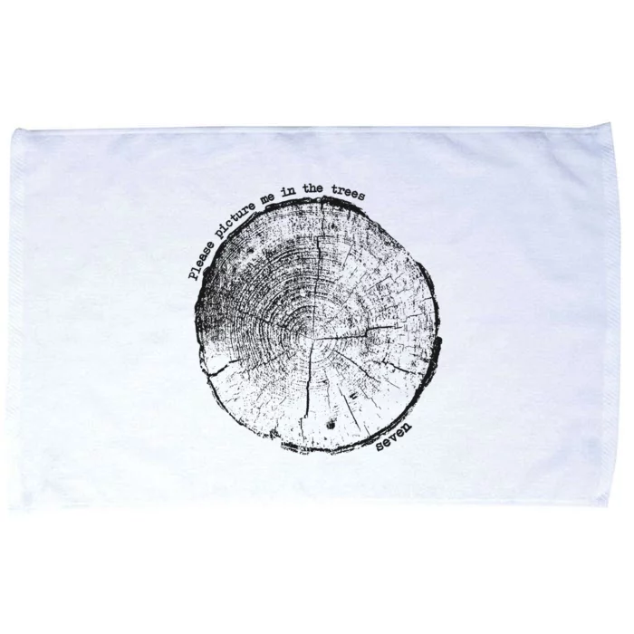 Please Picture Me In The Trees Seven Microfiber Hand Towel