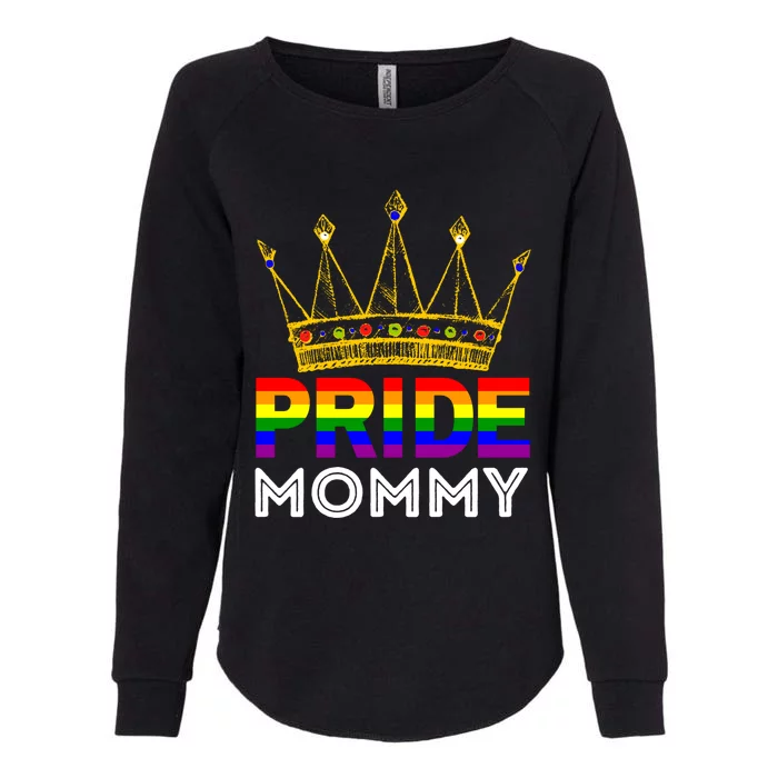 Pride Proud Mommy Mom Funny Lgbtqia Gay Lesbian Gift Womens California Wash Sweatshirt