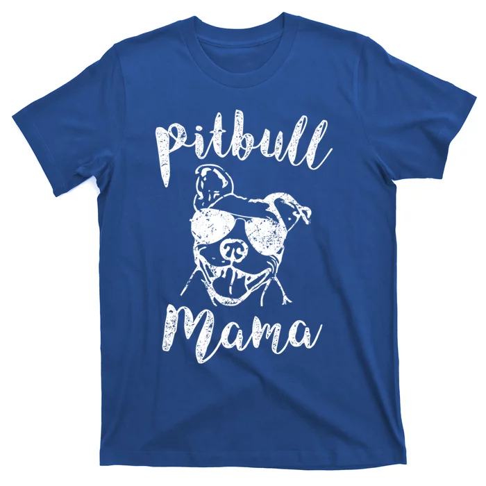 Proud Pitbull Mama Pit Bull Dog Mom Cute Gift T-Shirt