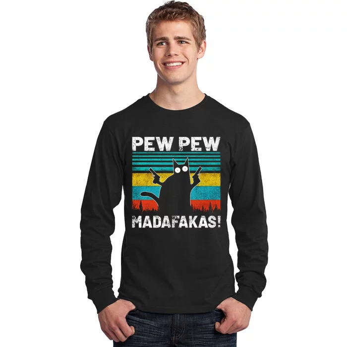 PEW PEW MADAFAKAS Tall Long Sleeve T-Shirt