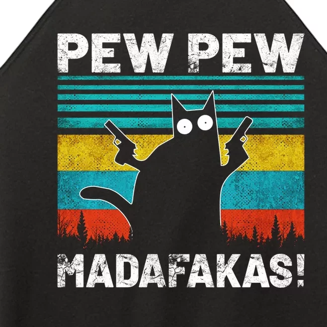 PEW PEW MADAFAKAS Women’s Perfect Tri Rocker Tank