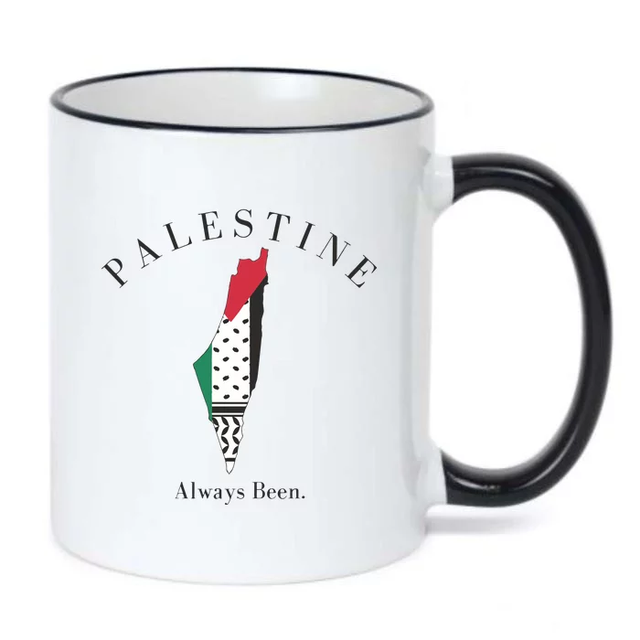 Palestine Palestine Map Free Palestine Black Color Changing Mug