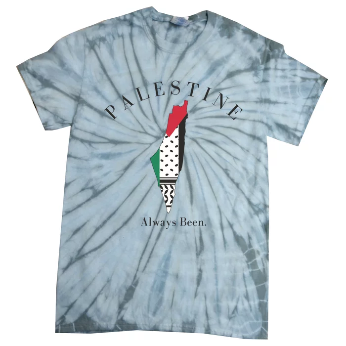 Palestine Palestine Map Free Palestine Tie-Dye T-Shirt