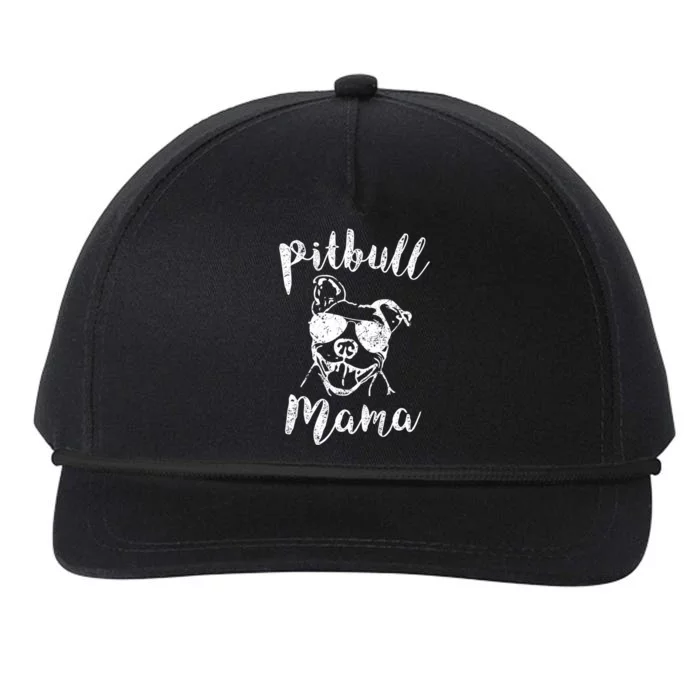 Proud Pitbull Mama Pit Bull Dog Mom Meaningful Gift Sweater Snapback Five-Panel Rope Hat