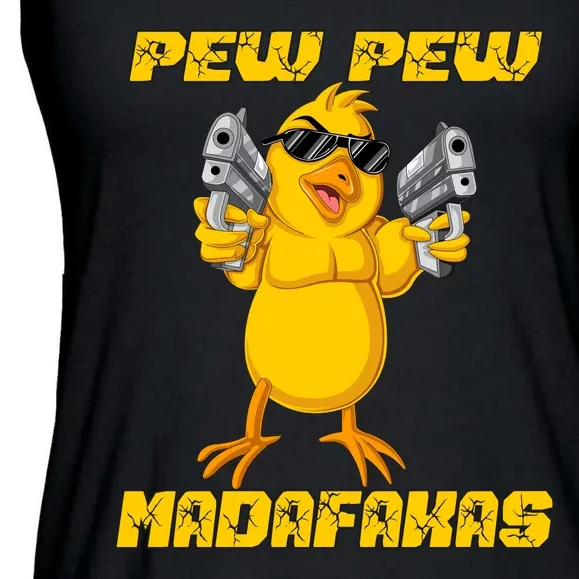 Pew Pew Madafakas Ladies Essential Flowy Tank