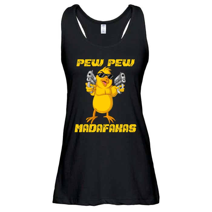 Pew Pew Madafakas Ladies Essential Flowy Tank