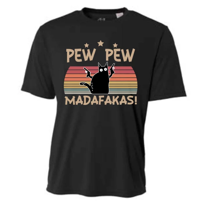 Pew Pew Madafakas Gift Cooling Performance Crew T-Shirt