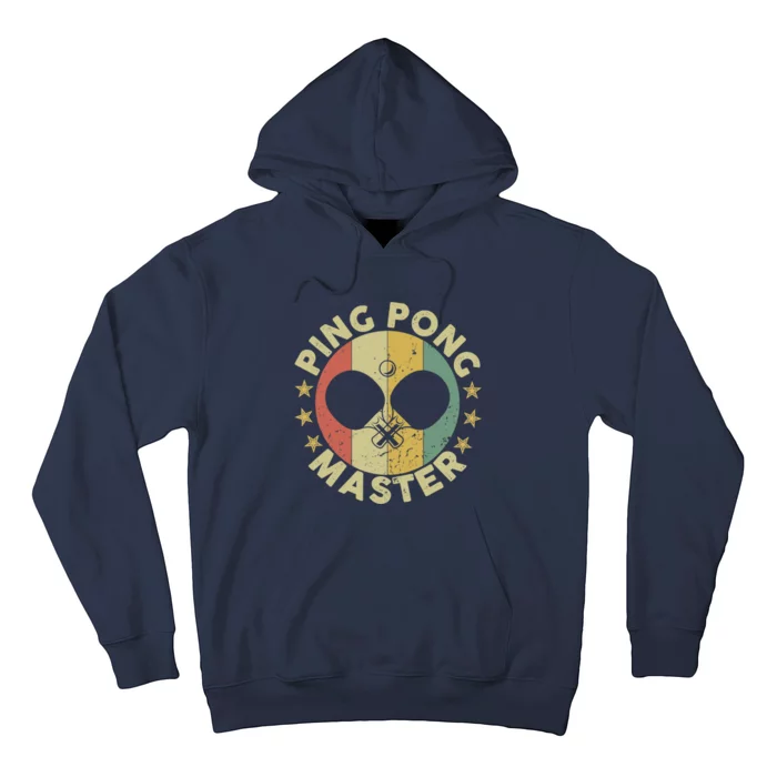 Ping Pong Master Champion Table Tennis Coach Paddle Player Hoodie