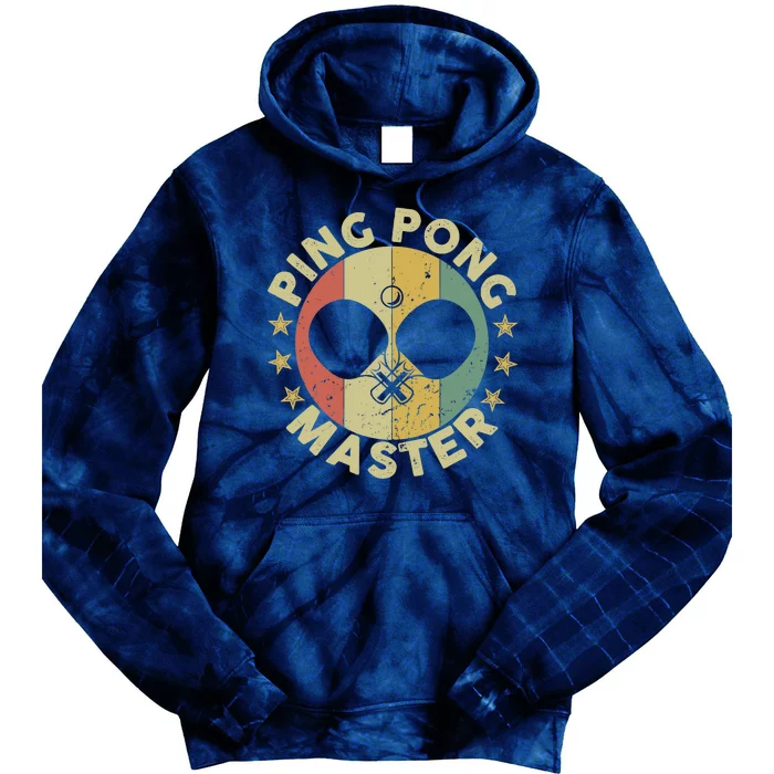 Ping Pong Master Champion Table Tennis Coach Paddle Player Tie Dye Hoodie