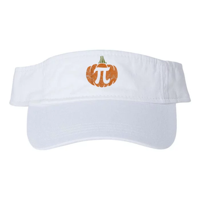 Pumpkin Pi Math Teacher Halloween Thanksgiving Day Costume Valucap Bio-Washed Visor