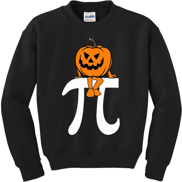 Pumpkin Pie Math Funny Halloween Thanksgiving Pi Day Kids Sweatshirt