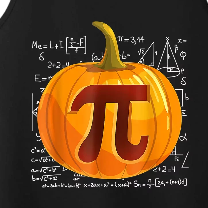 Pumpkin Pi Math Teacher Halloween Thanksgiving Day Costume Performance Tank