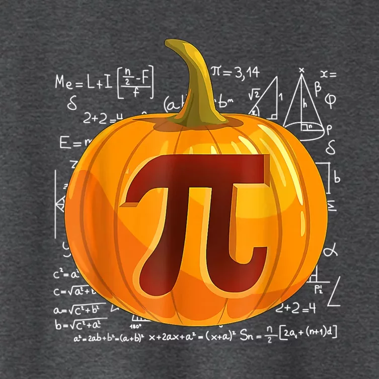 Pumpkin Pi Math Teacher Halloween Thanksgiving Day Costume Women's Crop Top Tee