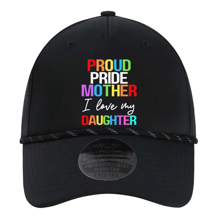 Proud Pride Mother I Love My Daughter Mom Lesbian LGBTQ Performance The Dyno Cap