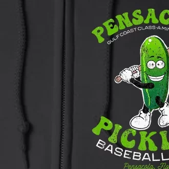 Pensacola Pickles Minor League Retro Baseball Team Full Zip Hoodie