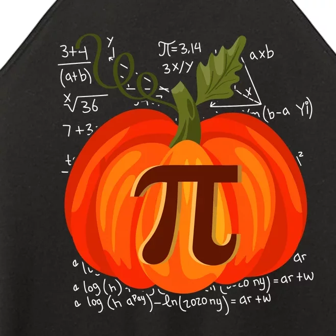 Pumpkin Pie Math Funny Halloween Thanksgiving Pi Day Women’s Perfect Tri Rocker Tank