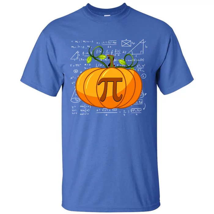 Pumpkin Pie Math Happy Halloween Thanksgiving Pi Day Gift Tall T-Shirt