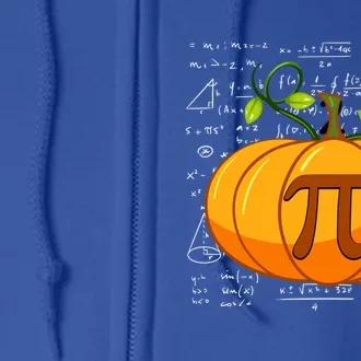 Pumpkin Pie Math Happy Halloween Thanksgiving Pi Day Gift Full Zip Hoodie