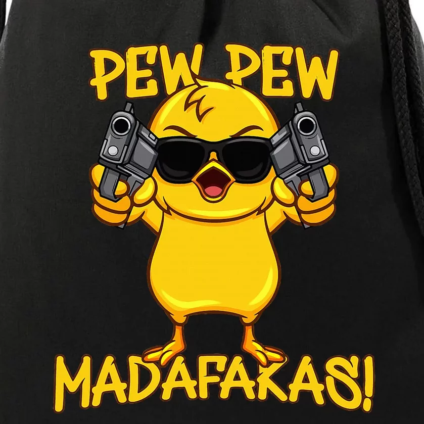 Pew Pew Madafakas Drawstring Bag