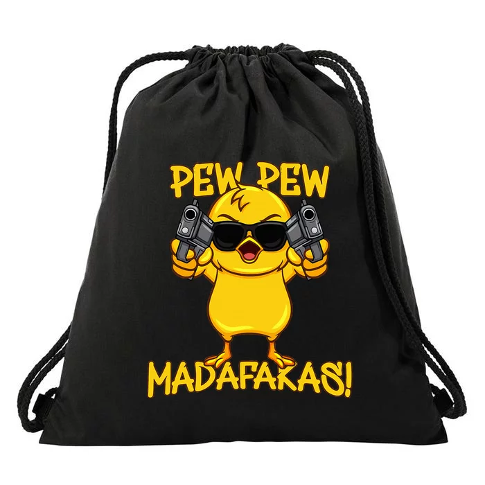 Pew Pew Madafakas Drawstring Bag