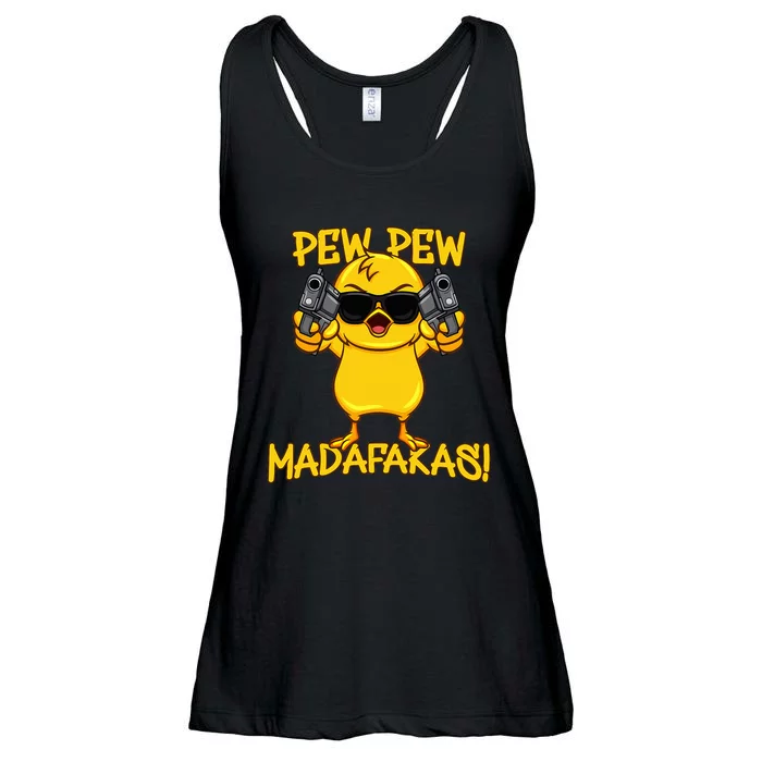 Pew Pew Madafakas Ladies Essential Flowy Tank