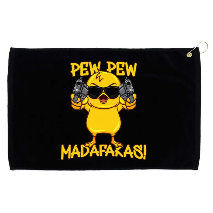 Pew Pew Madafakas Grommeted Golf Towel