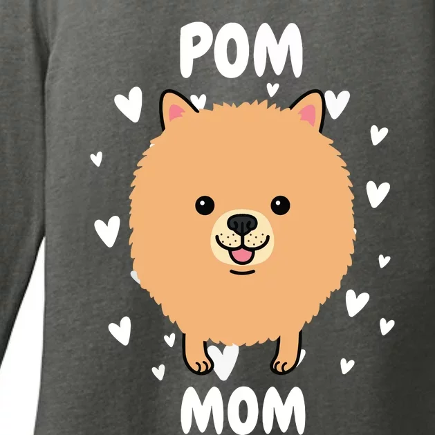 Pom Pomeranian Mom Mummy Mama Mum Mommy Mother Womens CVC Long Sleeve Shirt