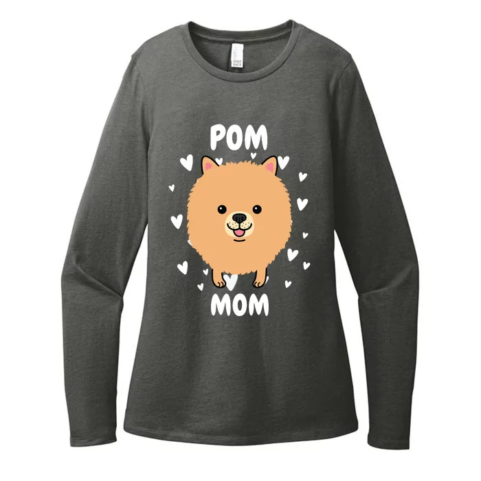 Pom Pomeranian Mom Mummy Mama Mum Mommy Mother Womens CVC Long Sleeve Shirt